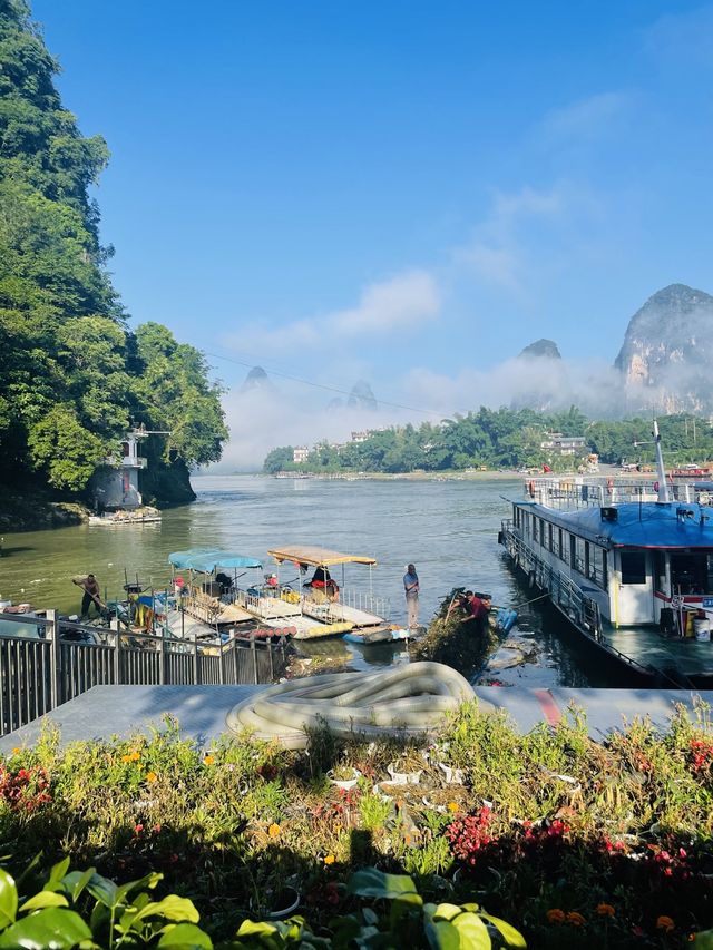 Mornings by the Li River, Guilin🌿🛶