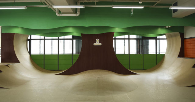 Tsuen Wan's great destination | Nan Fung Textiles Wood Indoor Skatepark