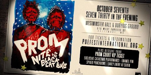 PROM NITE at The Black Cat Ball (Baltimore) | Westminster Hall & Burying Ground