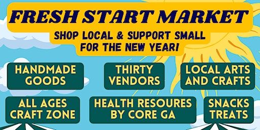 Fresh Start Market: Shop Local and Treat Yourself! | EAV Community  Park