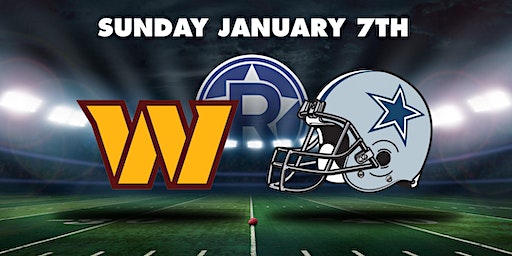 NFL Cowboys vs Commanders- Game Watching Party | The Revel Patio Grill