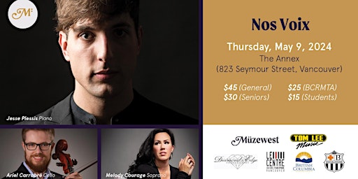 Muzewest Concerts presents Nos Voix | Annex