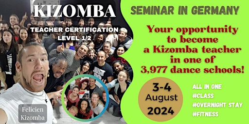 Kizomba Teacher Certification – Level 1/ 2 | Sportpark Isernhagen