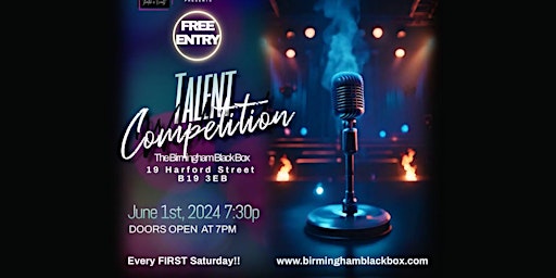 The Birmingham Black Box's Monthly Talent Competition | 19 Harford St