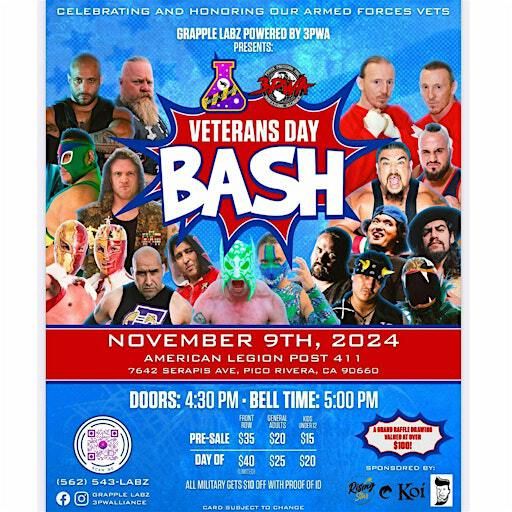 Grapple Labz Pro Wrestling in Pico Rivera | American Legion Post 411