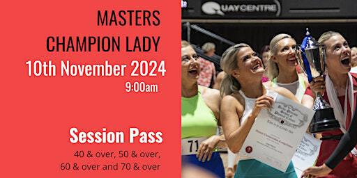 BJP Masters Champion Lady | Quaycentre