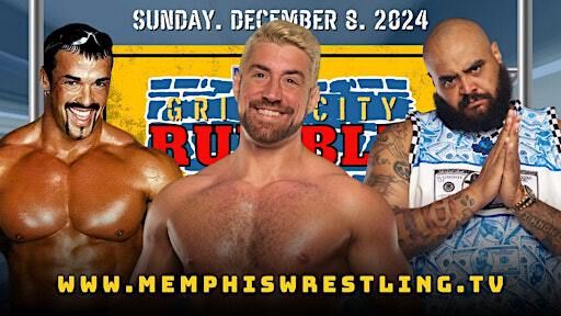 DEC. 8 | Grind City Rumble featuring Joe Hendry, AJ Francis & Buff Bagwell! | Memphis Wrestling WrestleCenter