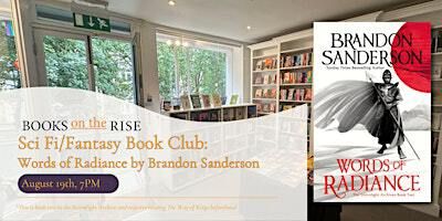 Sci-Fi/Fantasy Book Club: Words of Radiance by Brandon Sanderson | 80 Hill Rise