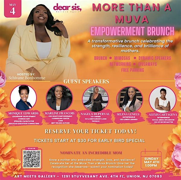 You Are More than A Muva: Women's Empowerment Brunch | Art Meets Gallery