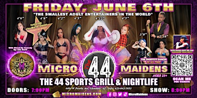 Glendale, AZ - Micro Maidens Dwarf Dancers @The 44 Sports Grill FRIDAY | The 44 Sports Grill & Nightlife