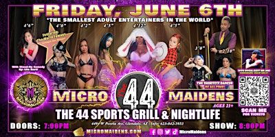 Glendale, AZ - Micro Maidens Dwarf Dancers @The 44 Sports Grill FRIDAY | The 44 Sports Grill & Nightlife