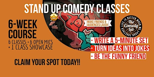 Stand Up Comedy Writing Course (Modular) | The Comedy Lab at The Lab 416