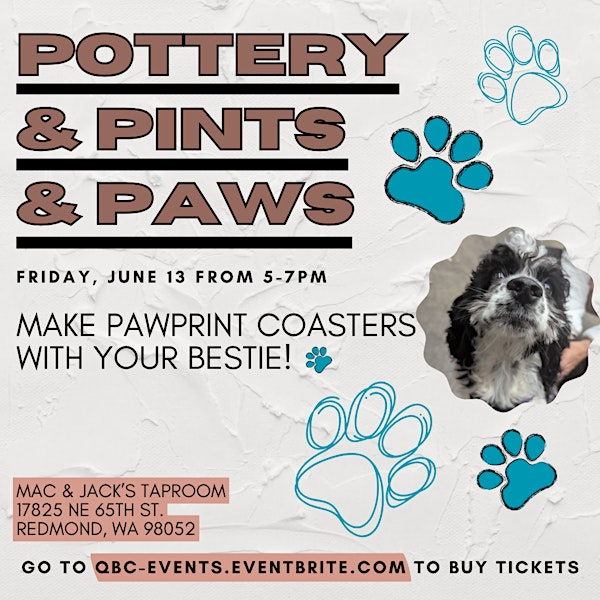 Pottery & Pints & Paws! | Mac & Jack's Brewery