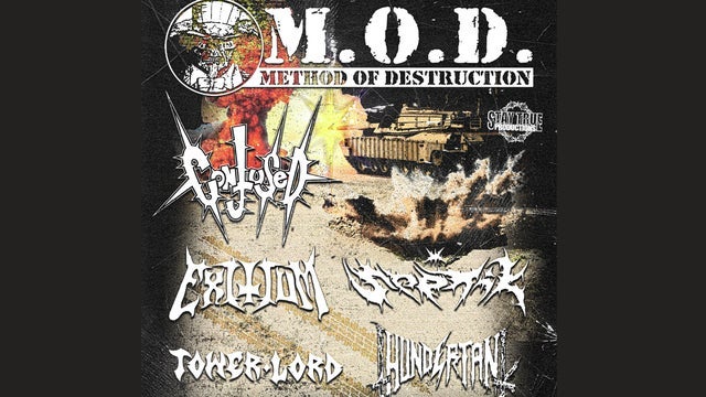 M.O.D. 2025 (Houston) | White Oak Music Hall - Upstairs