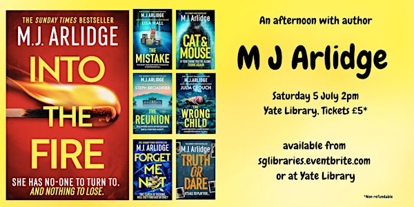 An afternoon with M J Arlidge | Yate Library