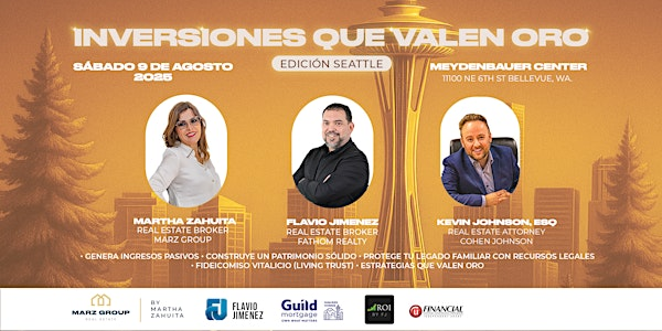 ✨ Inversiones que Valen Oro – Edición Seattle ✨ | Meydenbauer Center