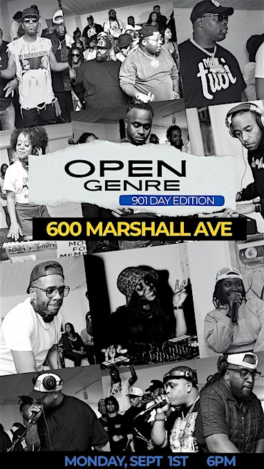 OPEN GENRE - 901 DAY EDITION | 600 Marshall Ave