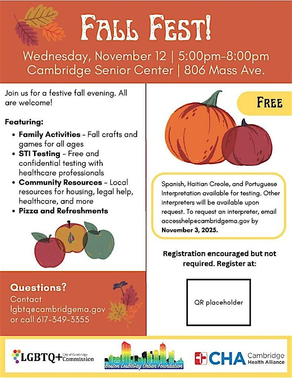 Fall Fest | 806 Massachusetts Ave