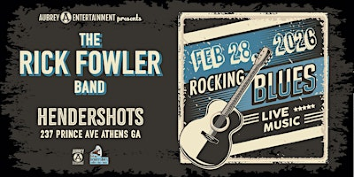 Evening with the RICK FOWLER BAND @ Hendershots in Athens, GA! | Hendershot's