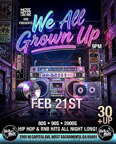 We All Grown Up. Throwbacks at Kick n Mule | Kick'n Mule Restaurant and Sports Bar