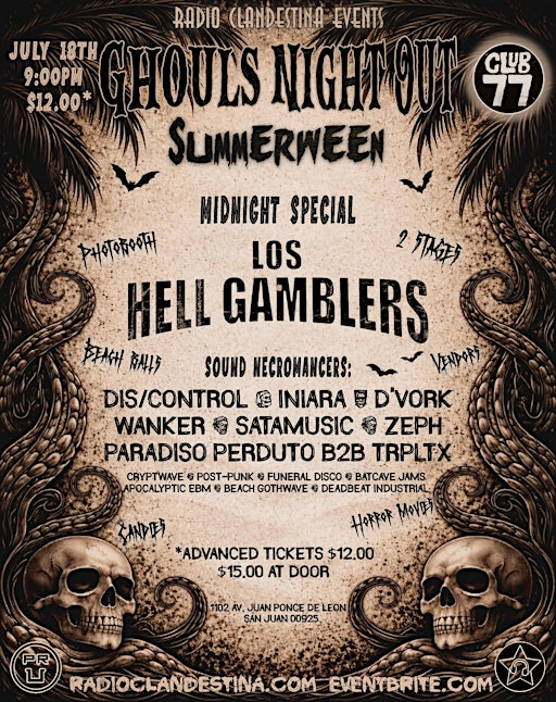 Ghouls Night Out- Summerween | Club 77