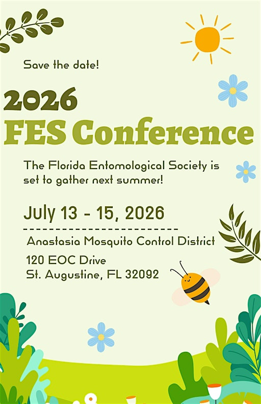 2026 Florida Entomological Society Annual Meeting | Anastasia Mosquito Control District