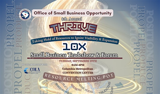 THRIVE 10X: Small Business Tradeshow & Forum | Columbia Metropolitan Convention Center
