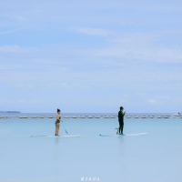 พายซัพโต้คลื่น ทะเลเกาะล้าน