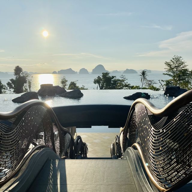 Stairways to heaven at Krabi Banyan Tree ☁️