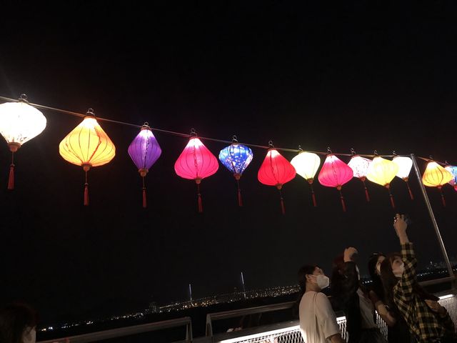 Touch the full Moon on Mid Autumn Festival 