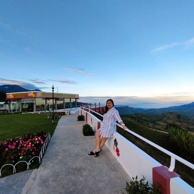 On top of the 'world' at Apo Flower Garden