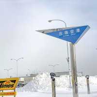 真冬の札幌丘珠空港