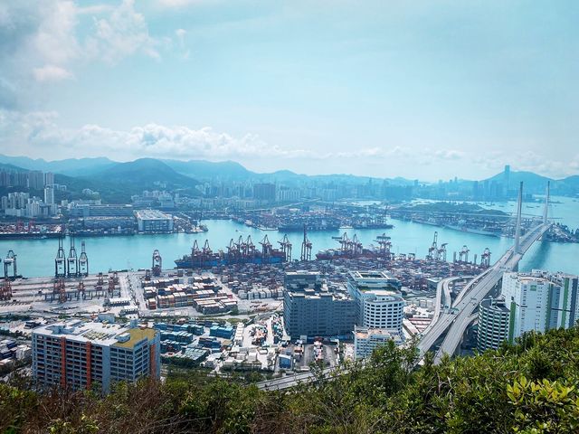 🤓從青衣三支香山俯瞰無敵大海景及不同山景建築物😍