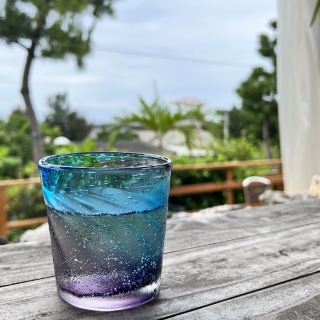 [Okinawa, Iejima] Lunch with a view of the ocean on Iejima
