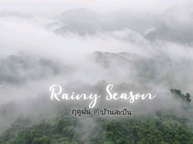 มุมสูงหมู่บ้านสะปัน อ.บ่อเกลือ จ.น่าน