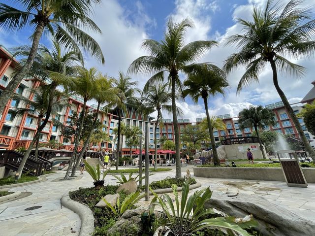Resort greenery