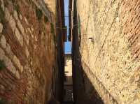 jogging around Cortona 