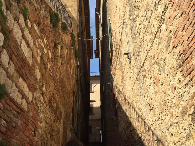 jogging around Cortona 