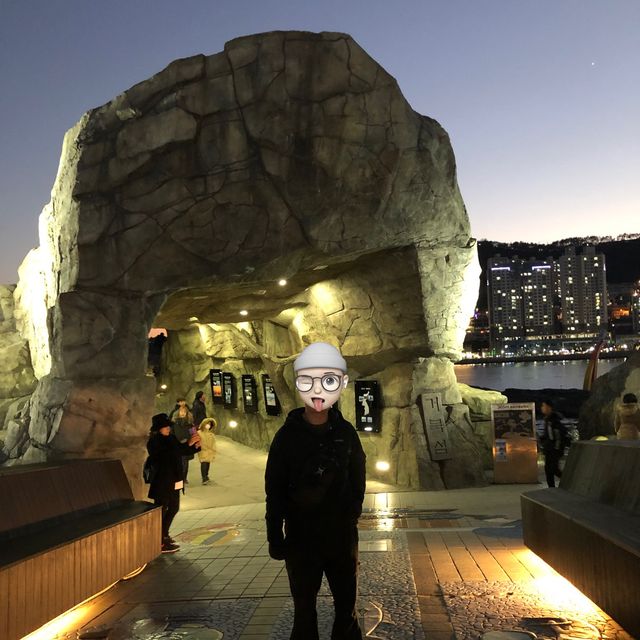 夜遊釜山🐢龜島探索神秘的傳說