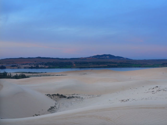 Red and White Sand Dunes of Mui Ne 