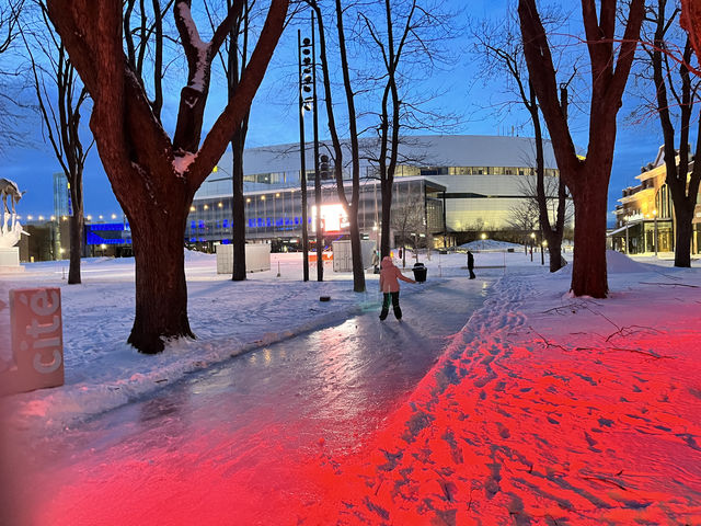 Winter fun in Quebec City.