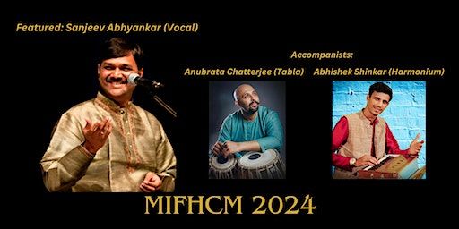 Indian Classical Vocal recital by Pt Sanjeev Abhyankar | James Tatoullis Auditorium
