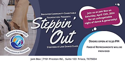 Steppin' Out: Steppers & Line Dance Class | Jam Box Fitness & Events Lounge, Preston Road, Frisco, TX, USA