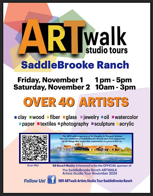 SaddleBrooke Ranch ARTwalk & Studio Tour | SaddleBrooke Ranch