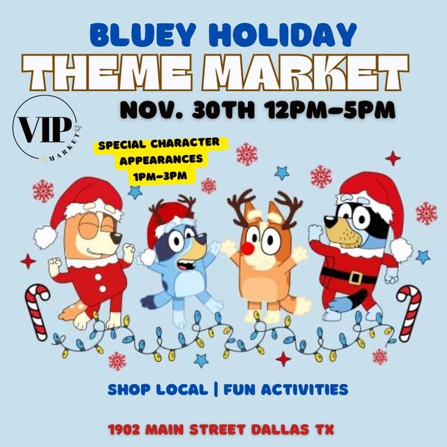 HOLIDAY MARKET WITH YOUR FAVORITE CHARACTER | Main Street Garden Park