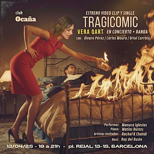 Show Lanzamiento Video Clip & Single "Tragicomic" por VERA QART | Ocaña