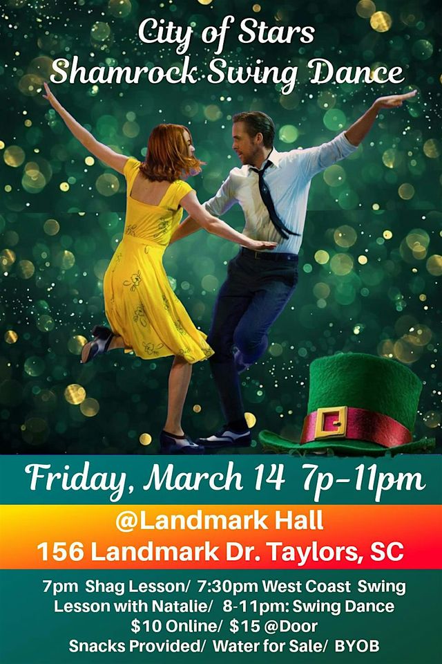 City of Stars Shamrock Swing Dance | Landmark Hall