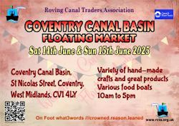 RCTA Floating Market , Coventry Canal Basin, St Nicolas Street, Coventry | Coventry Canal Basin