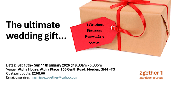 A Christian Marriage Preparation Course | Alpha House