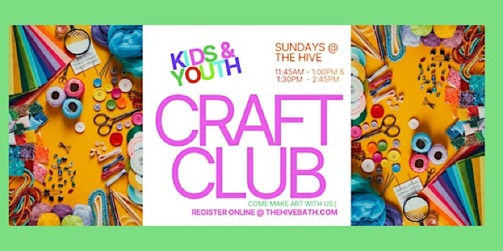 Kids & Youth CRAFT CLUB Afternoon with Mulu Mobile Arts Studio | 363 Main Street Bath